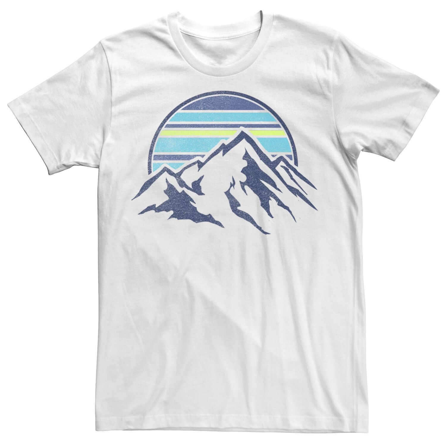 

Мужская модная футболка с карманами Sunset Mountain Range Licensed Character