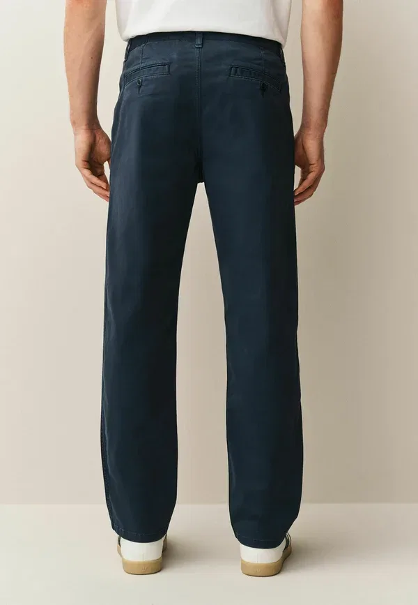 Брюки чинос Next Regular fit authentic washed, синие — фото 3