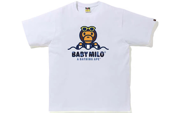 

Футболка Bape унисекс A Bathing Ape, белый