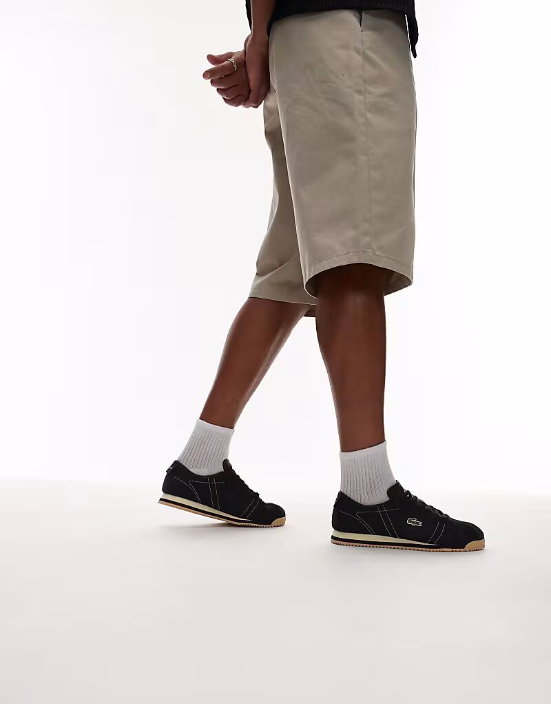 

Кроссовки Lacoste Club Low Mesh черного цвета