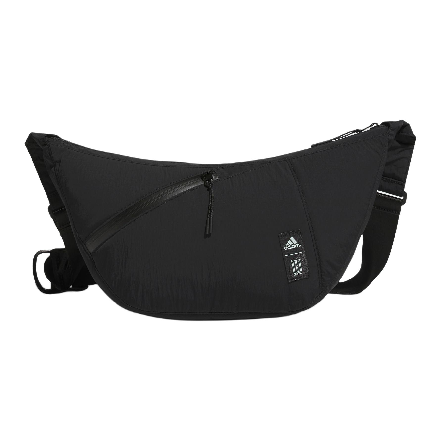 

Adidas Сумка поясная унисекс из переработанного полиамида черная, Black
