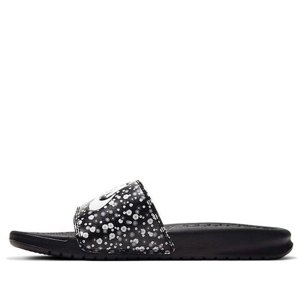 Тапочки benassi jdi floral slide 'black' Nike, черный