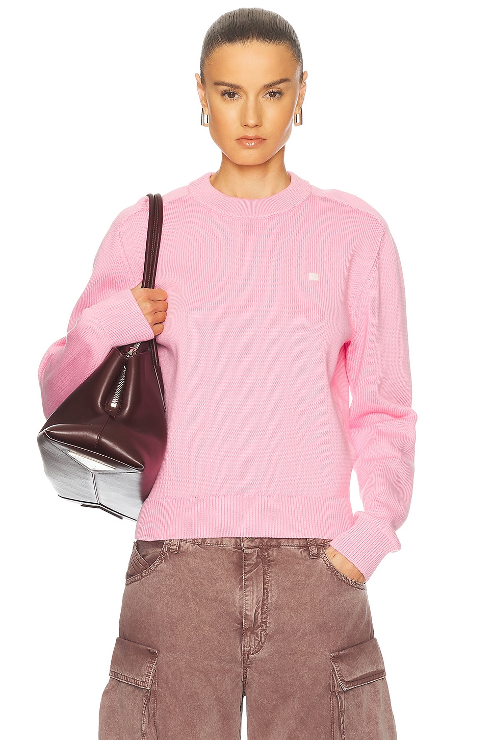 

Свитер с круглым вырезом Kolos Acne Studios, Cameo Pink