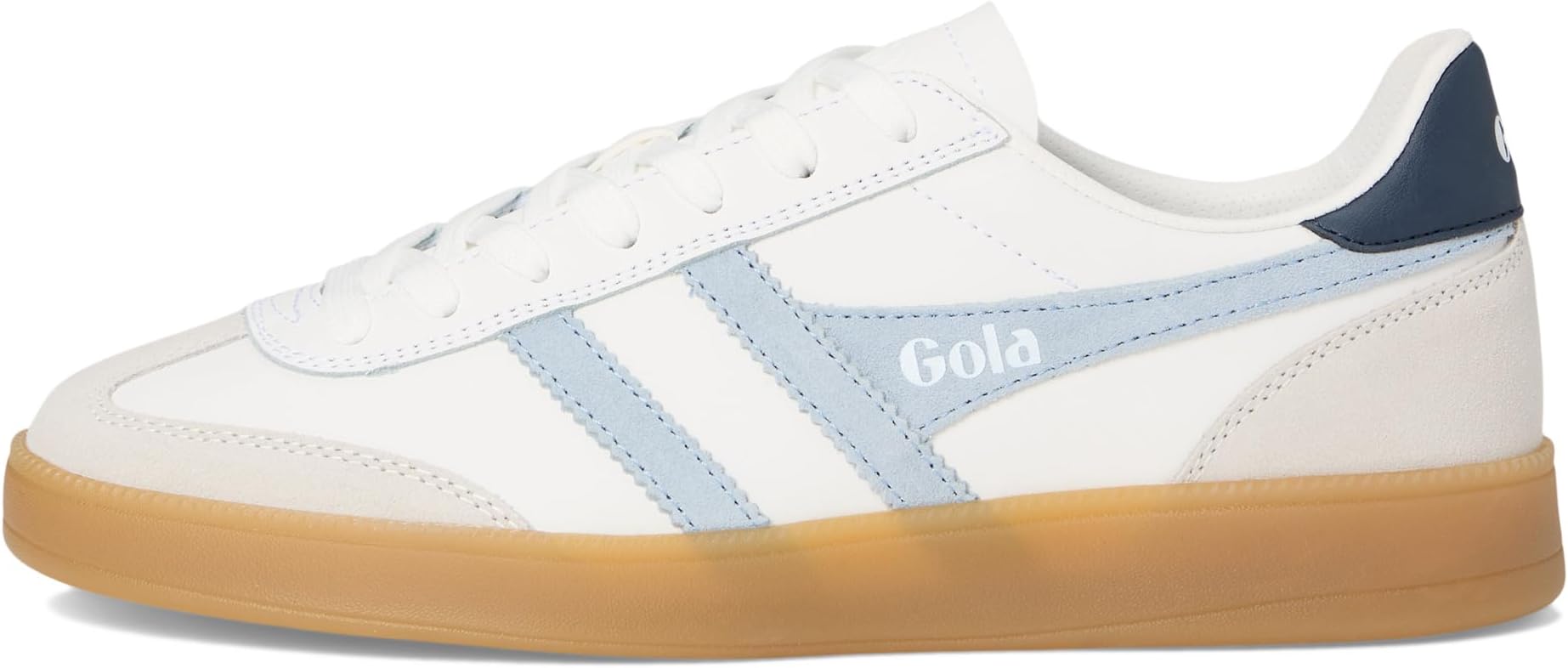 Кроссовки Gola Viper Leather, White/Air/Navy/Gum — фото 4