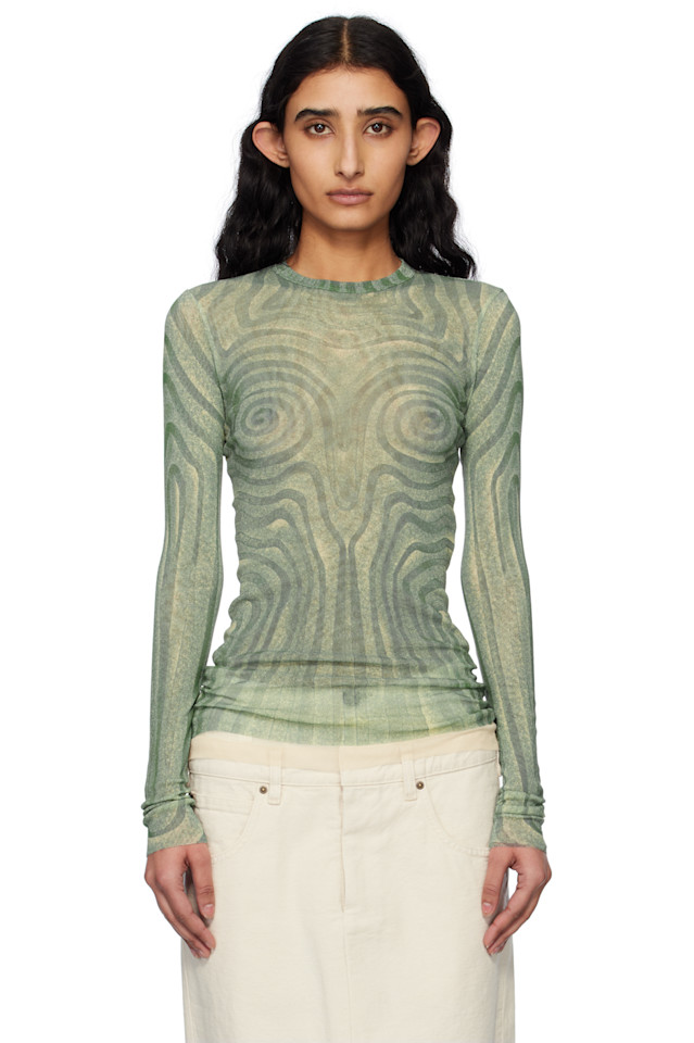 

Футболка Spirale Jean Paul Gaultier, синий