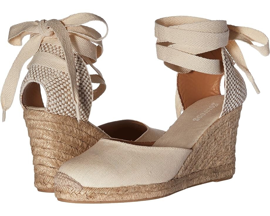 Эспадрильи Soludos Marseille Wedge, цвет La Concha Ivory