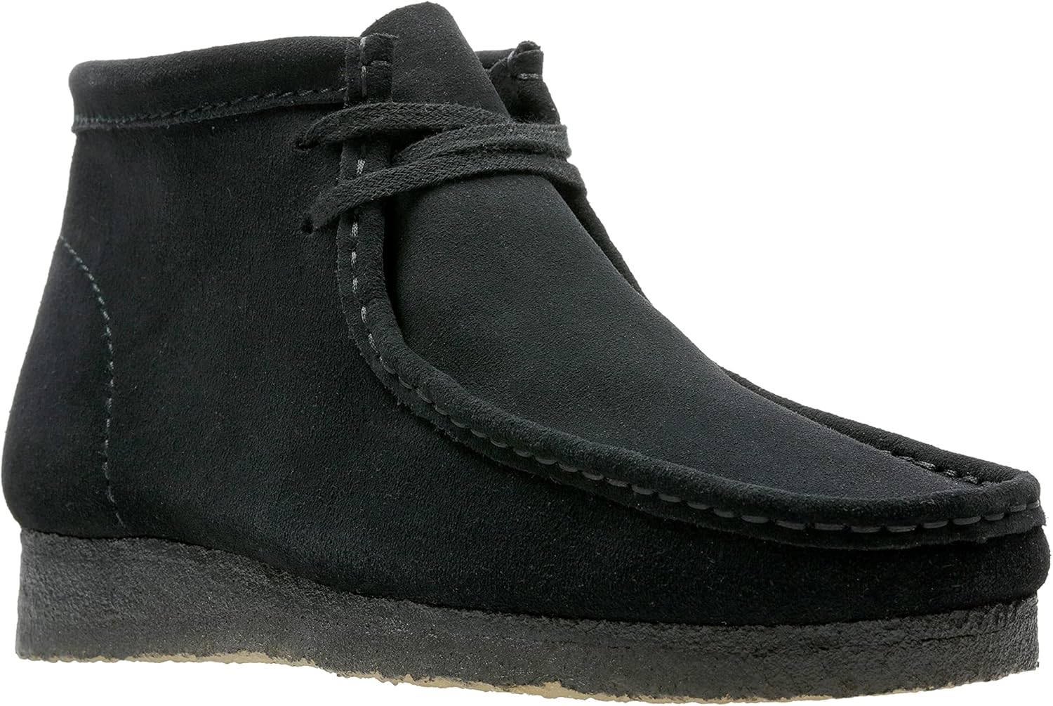 Мужские ботинки Clarks Wallabee Chukka, черный — фото 3