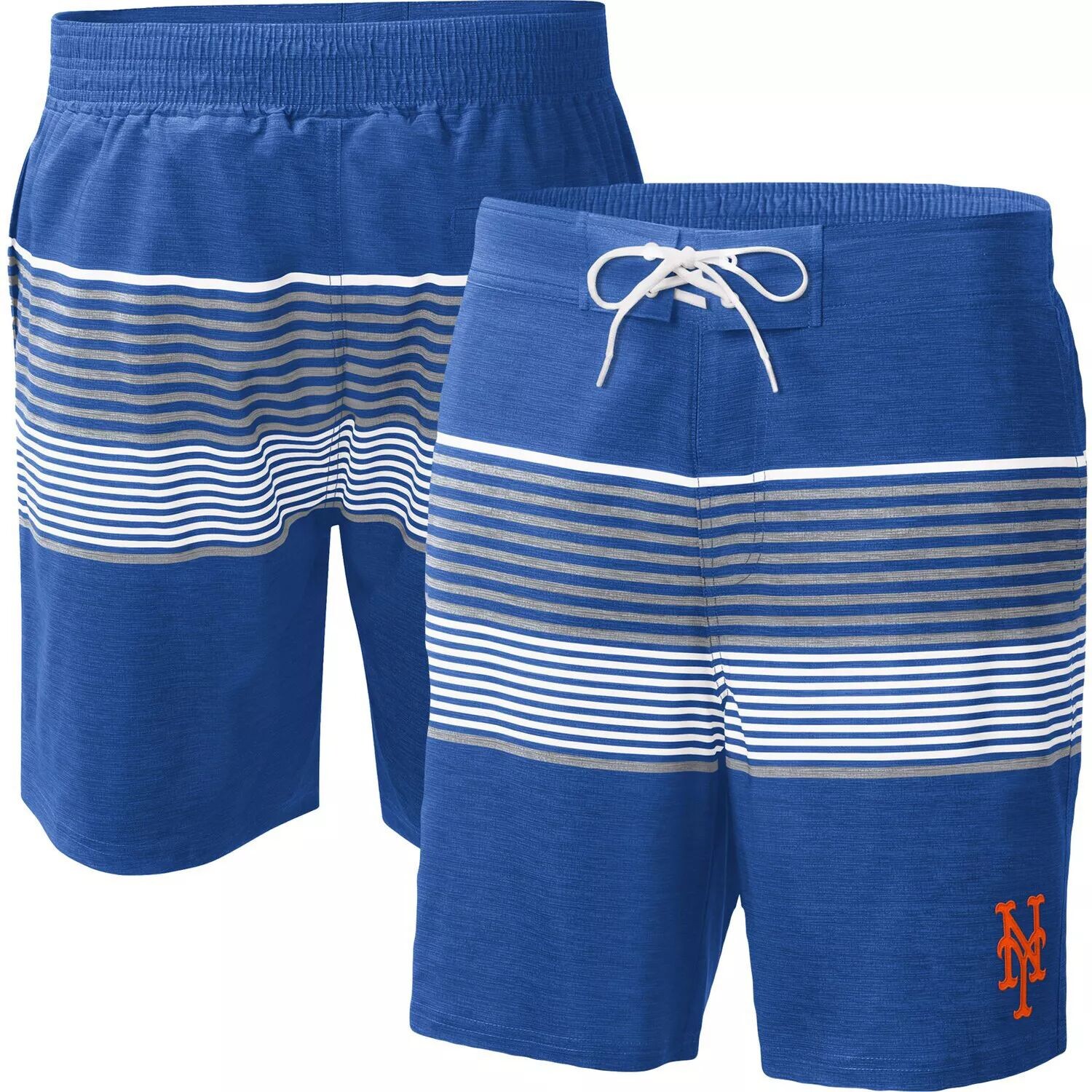 

Мужские спортивные шорты для плавания Carl Banks Royal New York Mets Coastline Volley G-III