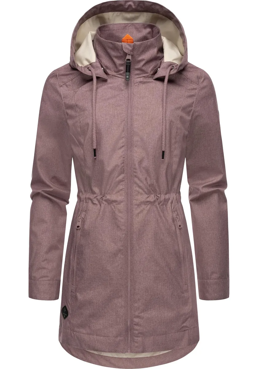 

Полупальто Ragwear "Dakkota II", водонепроницаемое пальто для отдыха на переходном периоде, лиловый