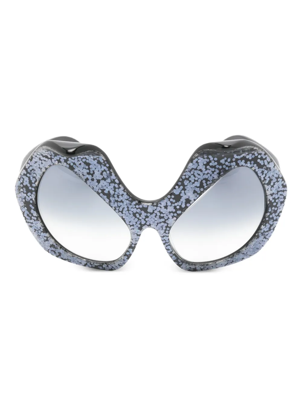 

Солнцезащитные очки Killing Kitten в геометричной оправе Anna-Karin Karlsson, синий