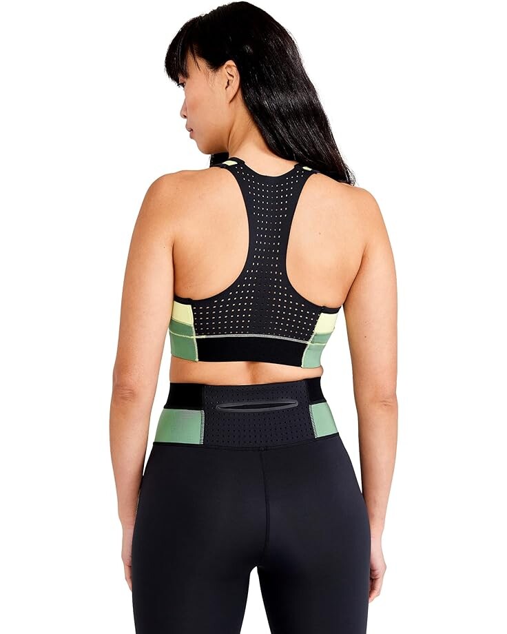 

Топ Craft Pro Charge Blocked Sport Top, цвет Giallo/Black