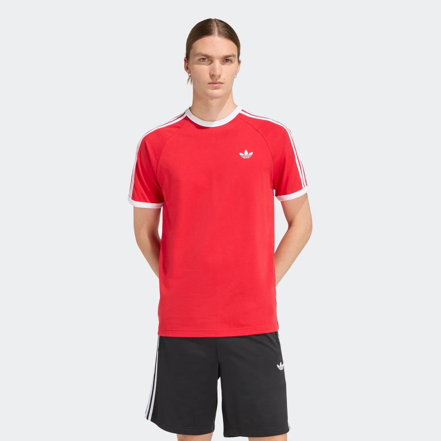 Мужская футболка с тремя полосками Better Scarlet от Adidas