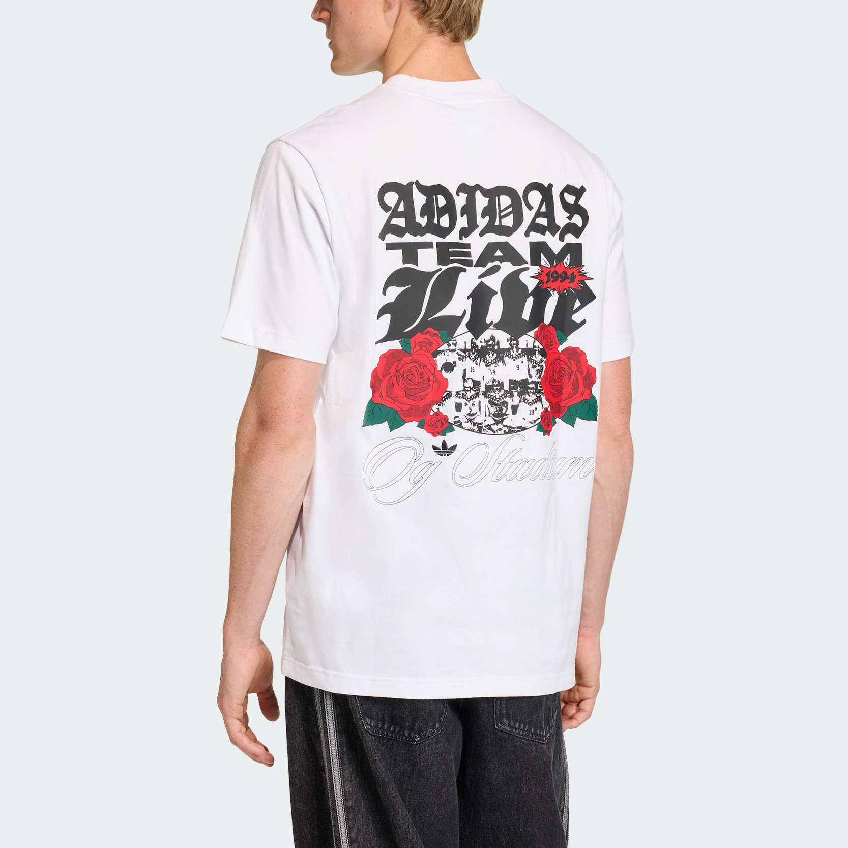 Adidas Originals Футболка GFX ROSES мужская — фото 4