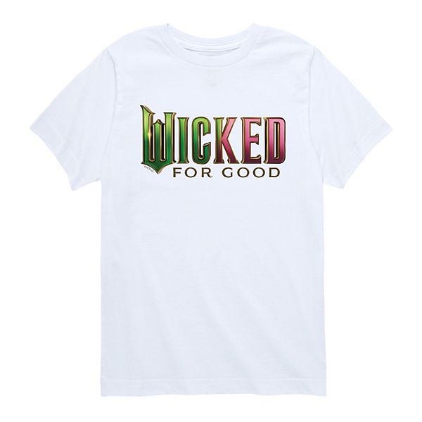 

Футболка с принтом Wicked for Good для мальчиков 8-20 Licensed Character, White