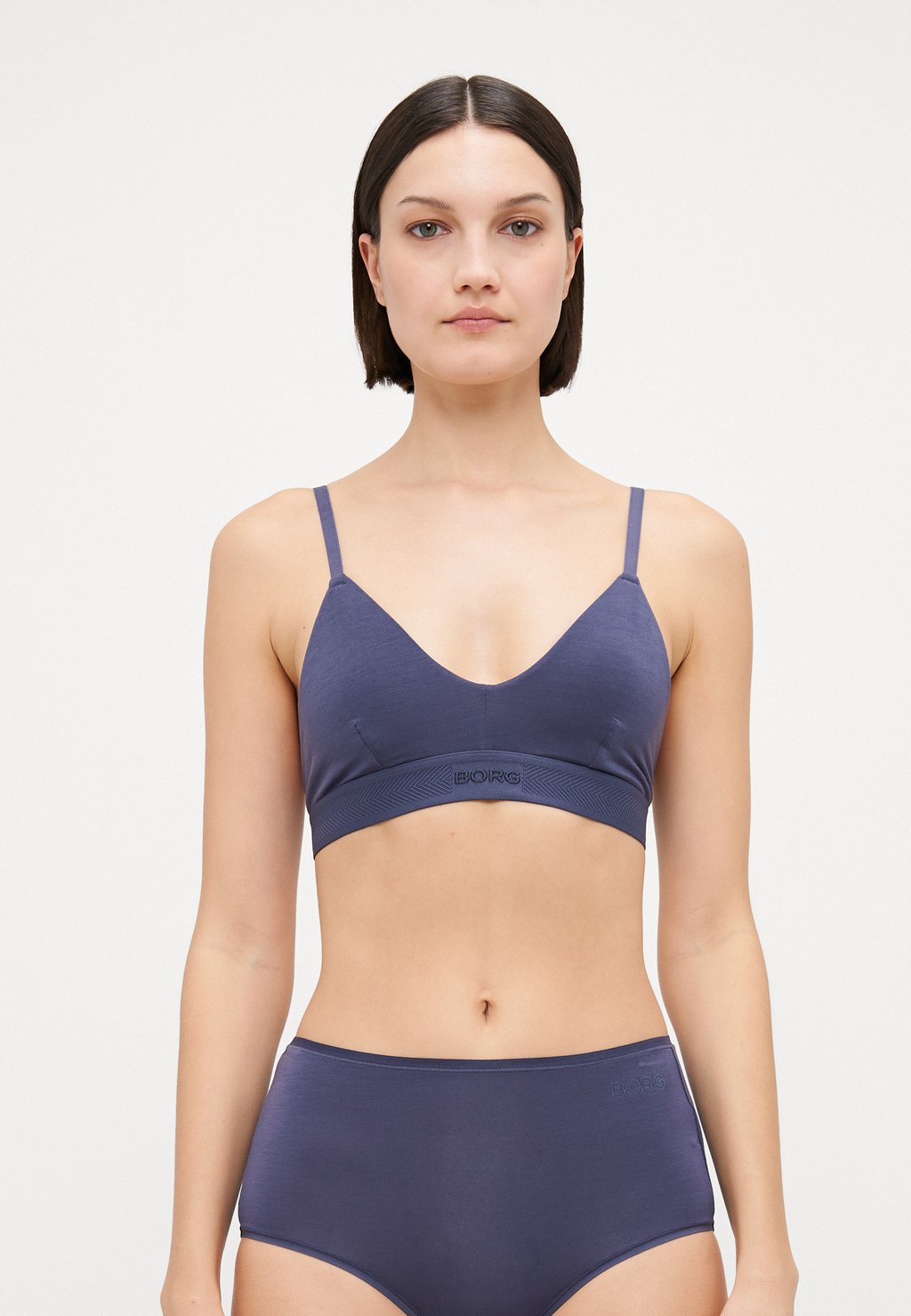 

Треугольный бюстгальтер SOFT TOUCH BRA Björn Borg, сине-серый