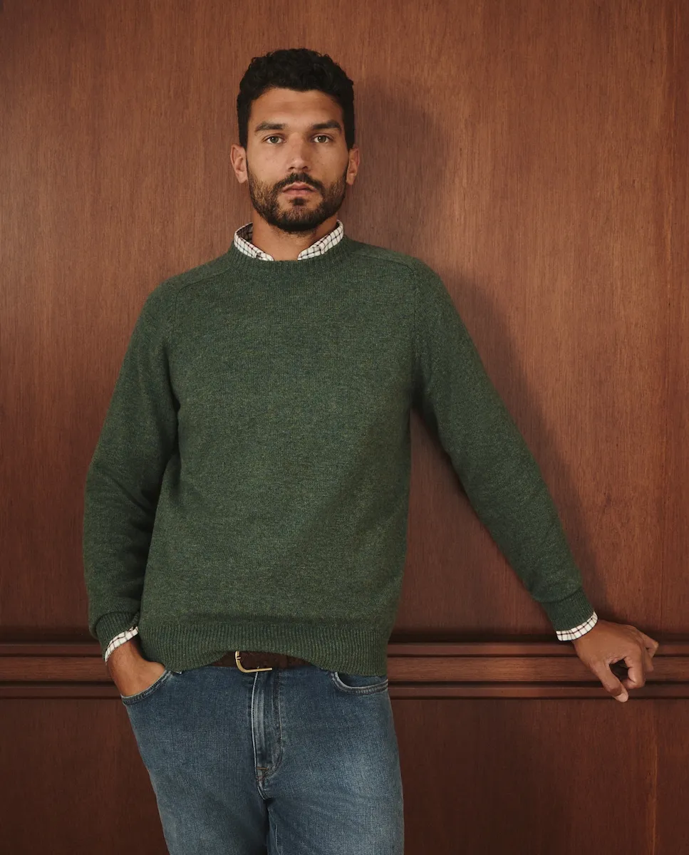 

Мужской джемпер из овечьей шерсти Lloyd's, зеленый