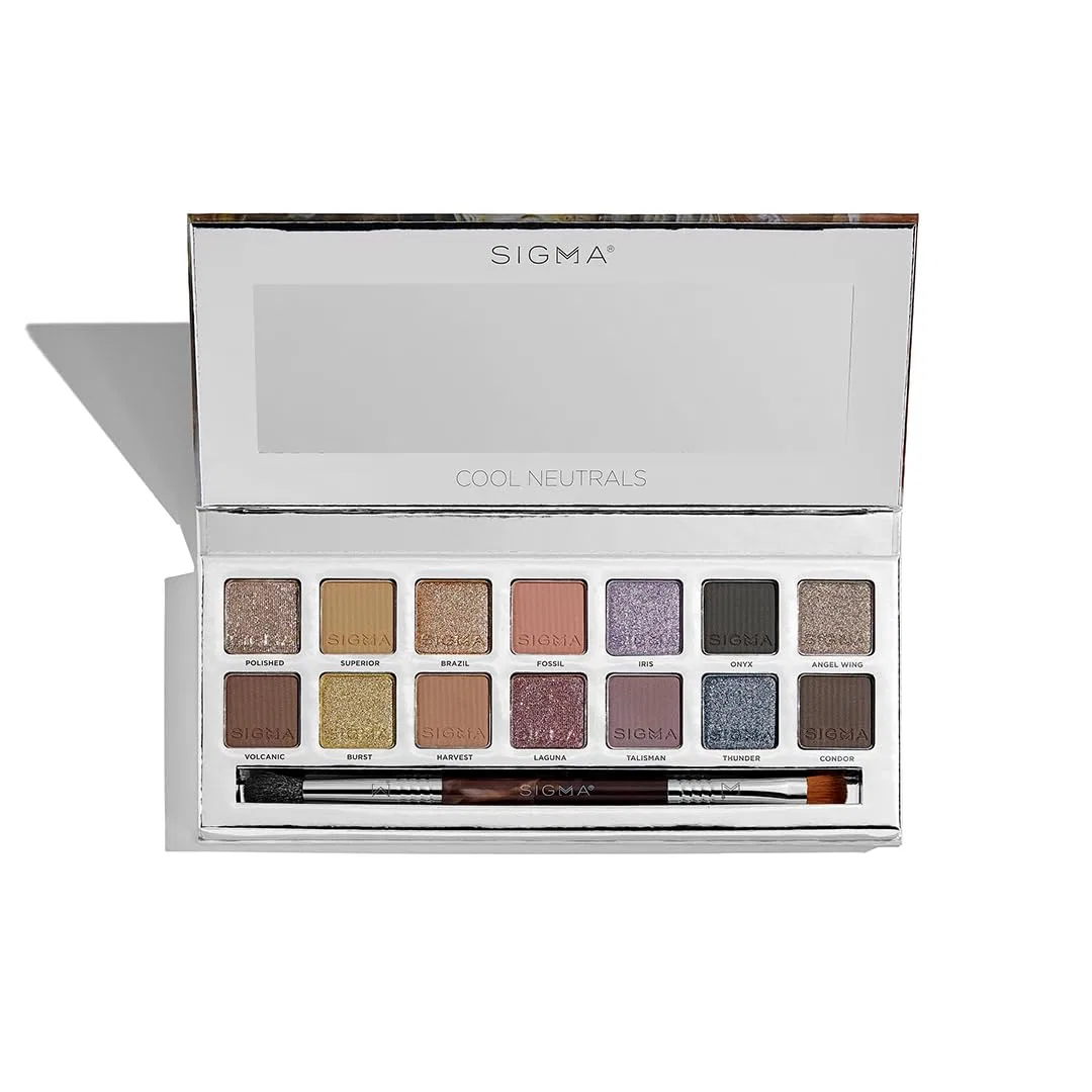 Палетка теней для век «Cool Neutrals» от Sigma Beauty Sigma Beauty