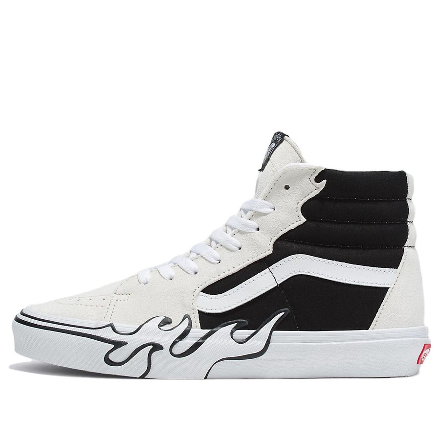 

Кроссовки Vans SK8 Hi Flame 'White Black', черный
