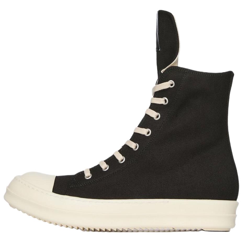 Женские кроссовки RO Hollywood High Top Skateboard Shoes Black RICK OWENS, Original Shoe Box Included