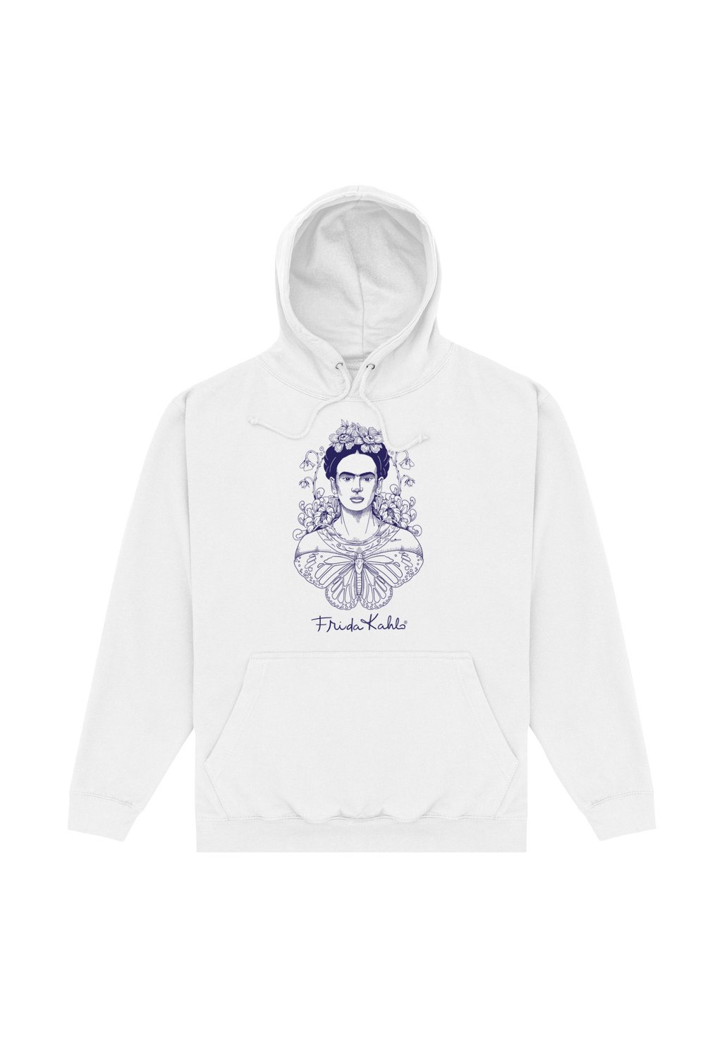 

Толстовка FRIDA KAHLO - BUTTERFLY - Hoodie Henry Tiger, белый