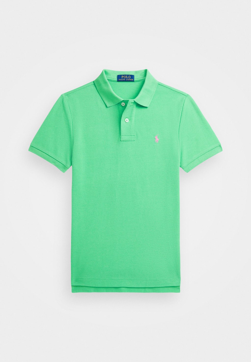 

Поло SLIM FIT COTTON MESH POLO SHIRT Polo Ralph Lauren, зеленый
