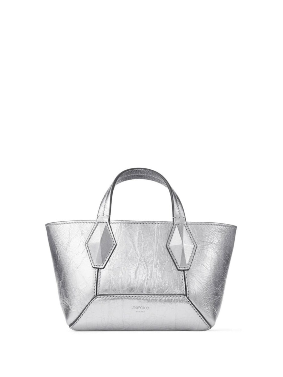 

Сумка-тоут xs Diamond Jimmy Choo, серебряный