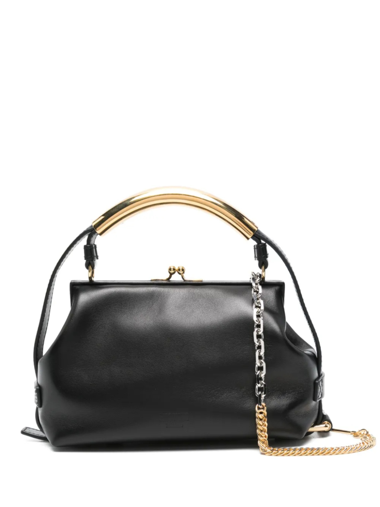 

Moschino кожаная сумка-тоут, черный