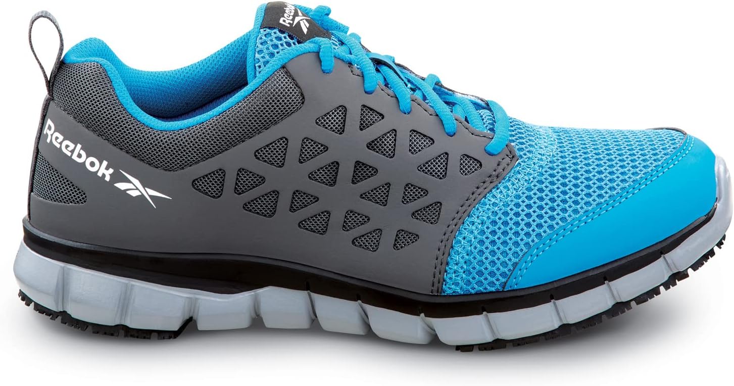 Мужские и строительные кроссовки Reebok Sublite Cushion, голубой/серый/небесно-голубой — фото 3