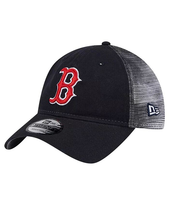 

Мужская темно-синяя регулируемая кепка Boston Red Sox Team Slick Trucker 9TWENTY New Era, синий