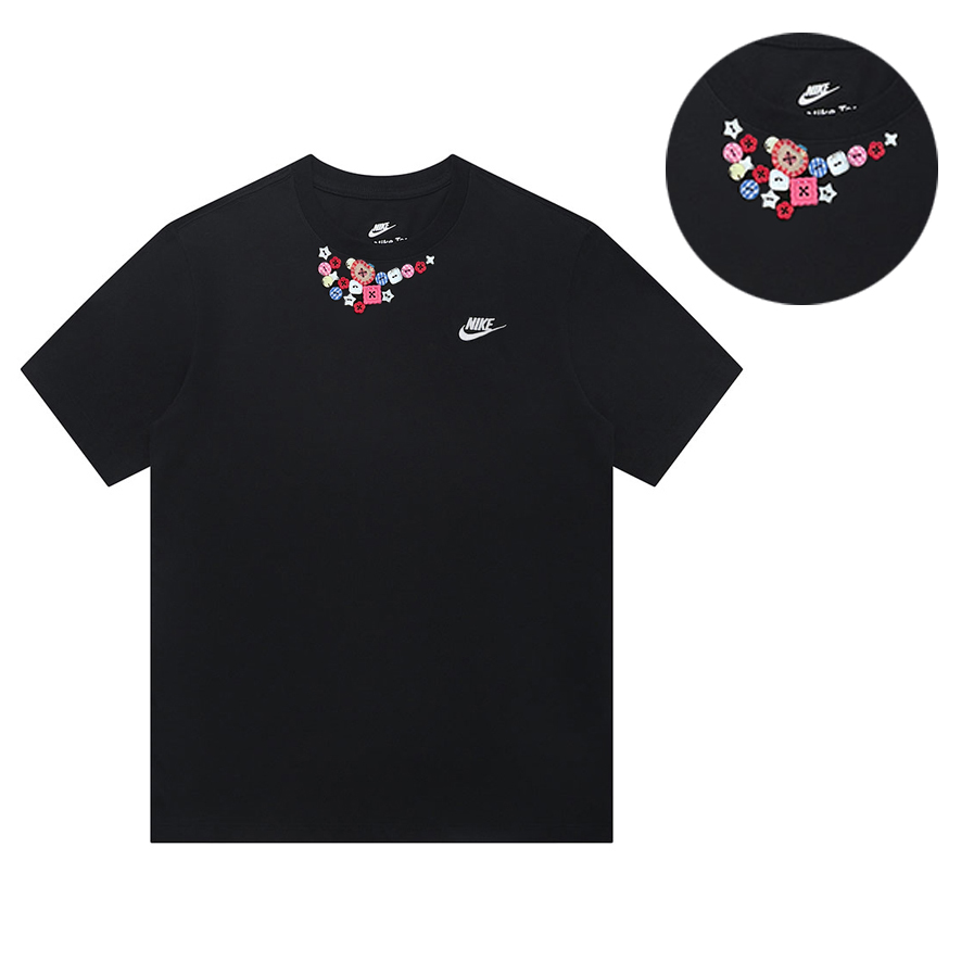 

Футболка с круглым вырезом и короткими рукавами унисекс Nike, черный