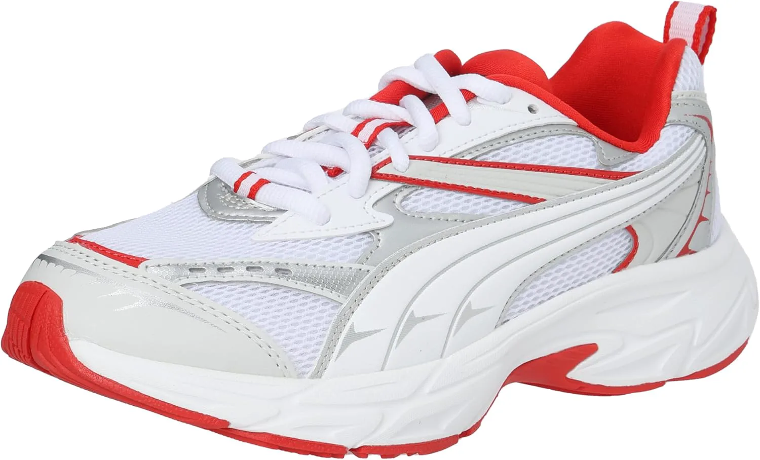 Мужские кроссовки для фитнеса и тренировок Puma, красный/серебристый — фото 2