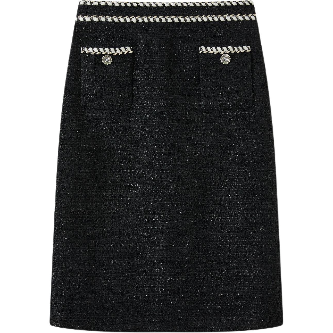 

KARL LAGERFELD FW23 Повседневная длинная юбка женская черная KARL LAGERFELD / Karl Lagerfeld Jeans