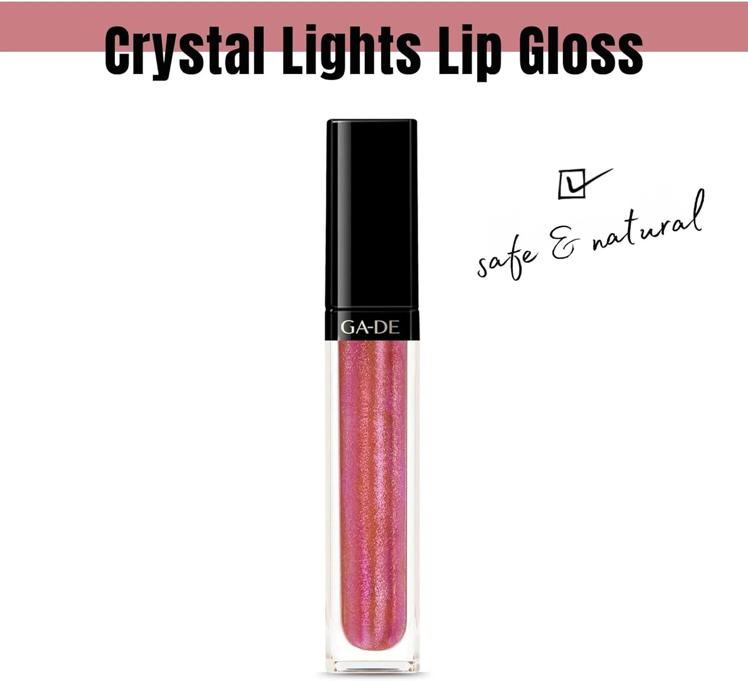 Блеск для губ GA-DE Crystal Light Lip Gloss 812 розовый единорог — фото 4