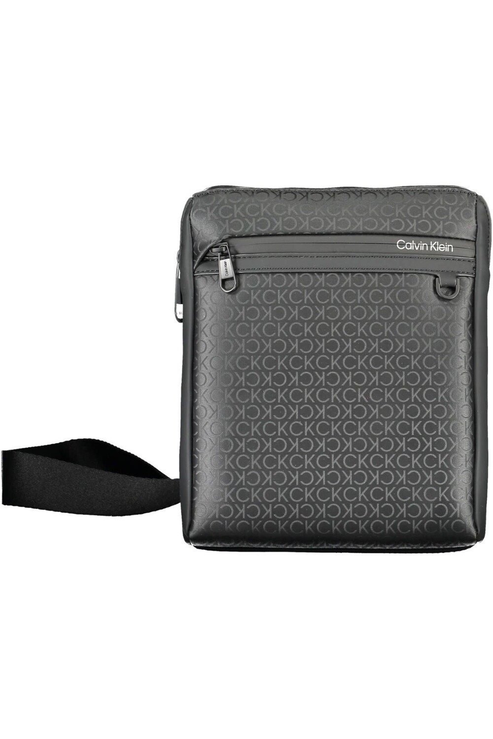 

Черная мужская сумка через плечо из переработанного полиэстера Calvin Klein