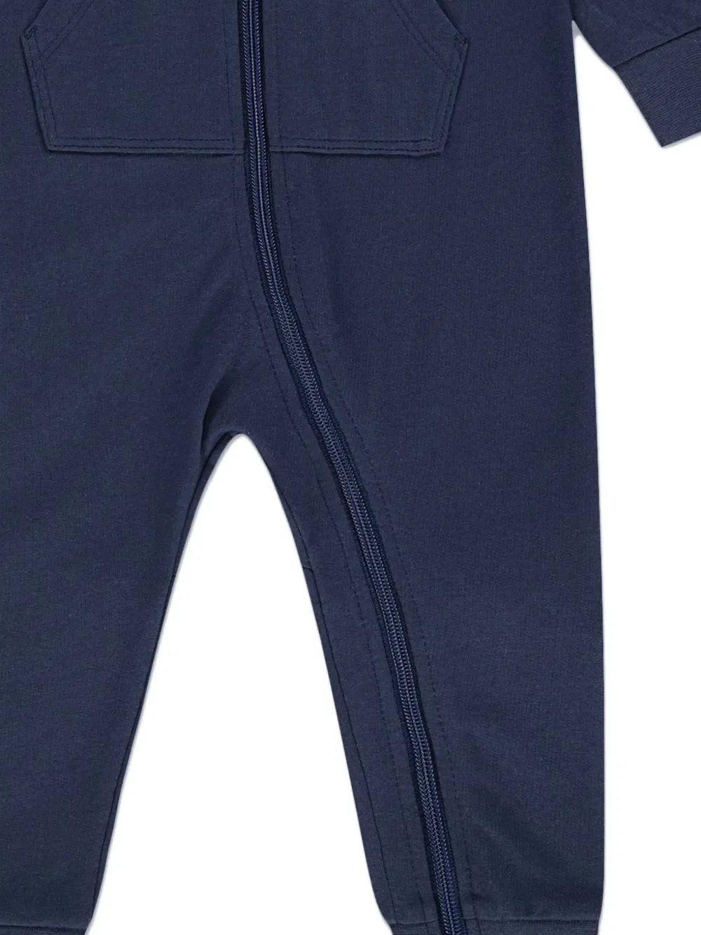Комбинезон с капюшоном и логотипом Nike Kids, синий — фото 3