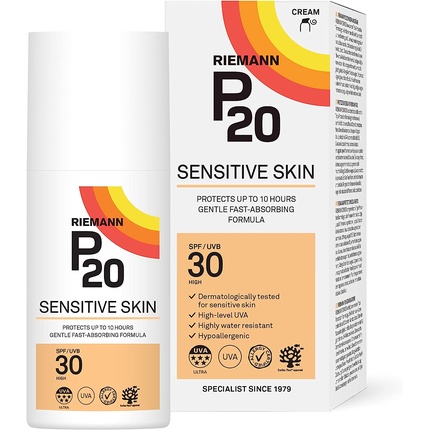 

Riemann Spf30 Sensitive солнцезащитный крем 200 мл увлажняющий чувствительный, P20