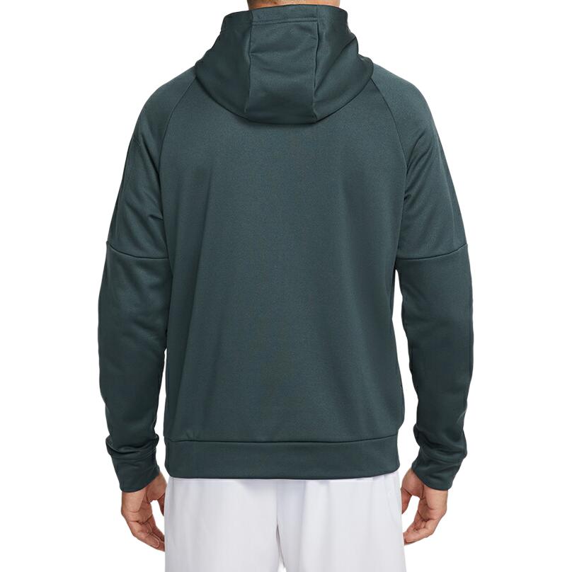 Nike Мужская толстовка Therma FIT, темно-зеленый цвет "Джунгли" — фото 3