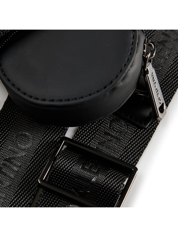 Valentino Сумка-мешок Dragonhawk Mini Bag Shoulder Bag 18 см, сине-черная — фото 3