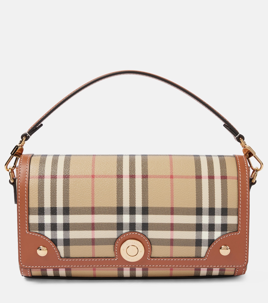 

Сумка через плечо Note Check Burberry, бежевый
