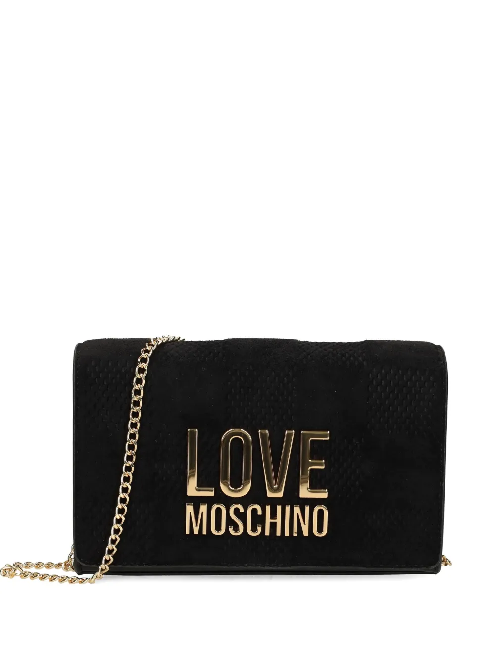 

Сумка-тоут Chain Love Moschino, черный