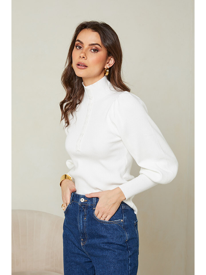 

Свитер Soft Cashmere Rollkragen, белый