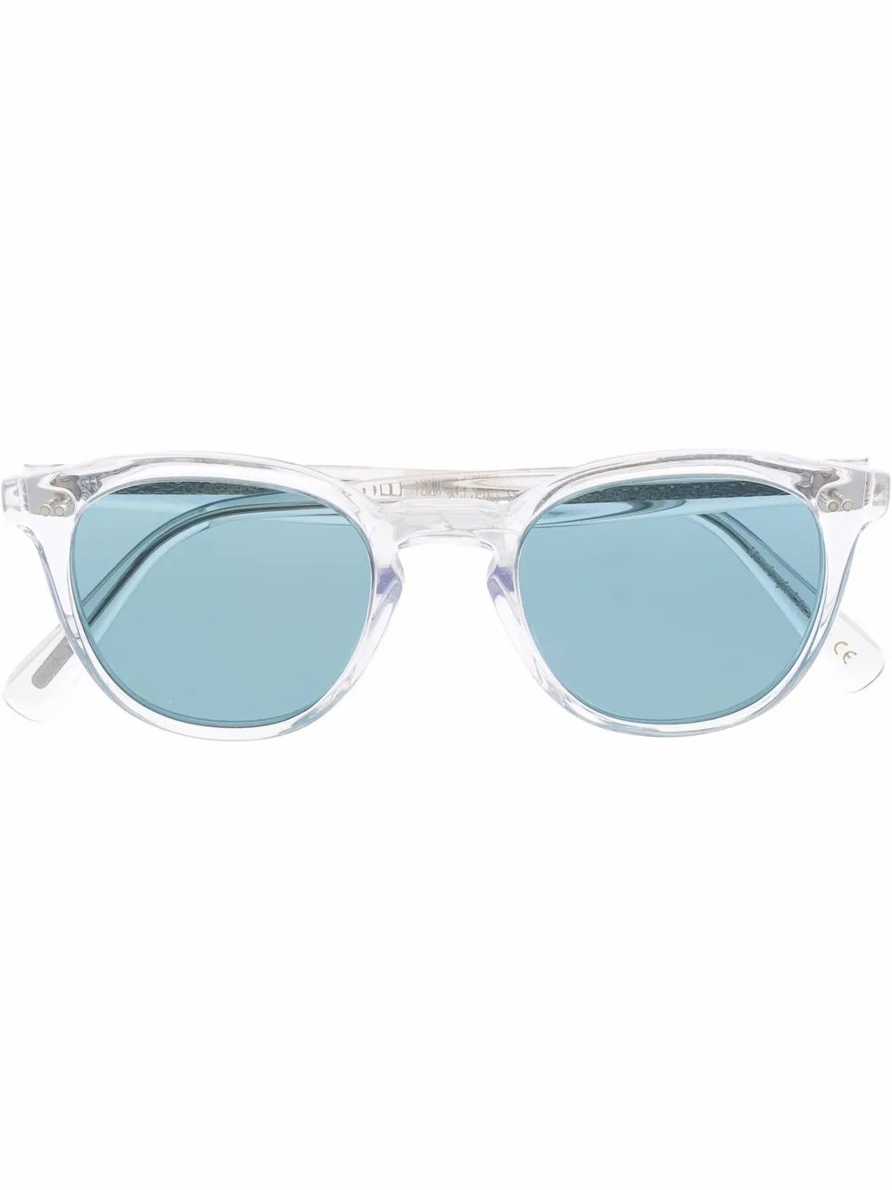 

Солнцезащитные очки Desmon трапециевидной формы Oliver Peoples, белый