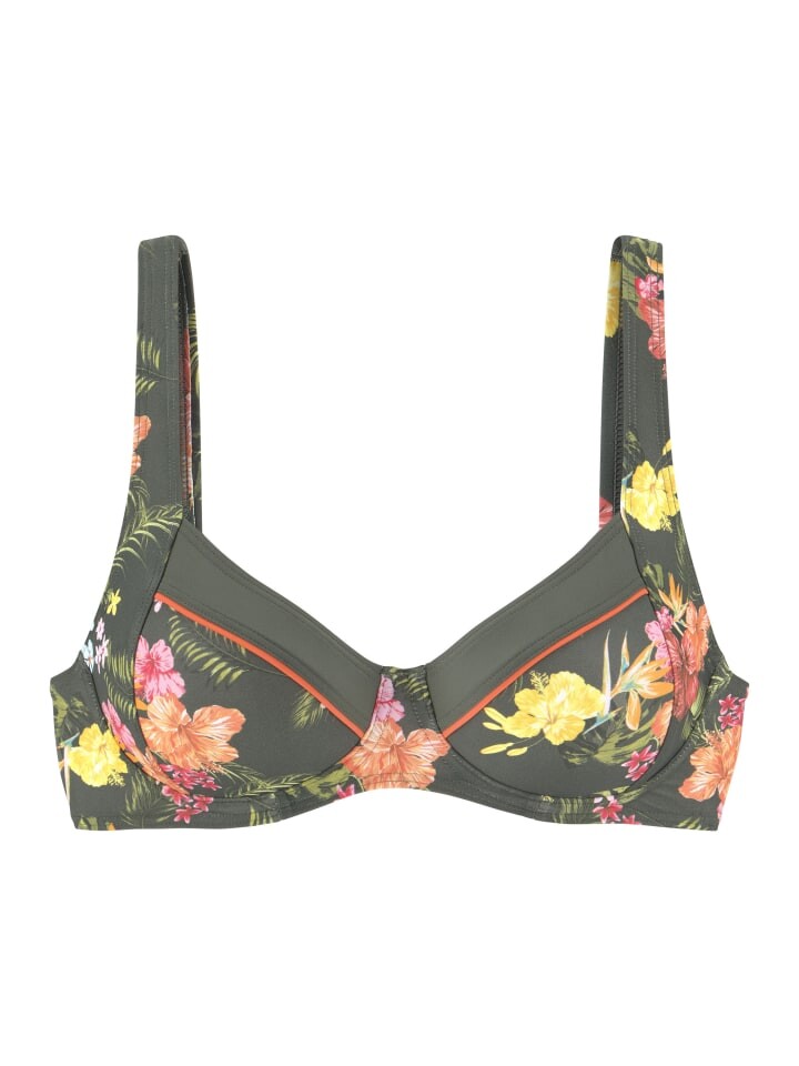 

Верх бикини LASCANA Top, цвет oliv bedruckt