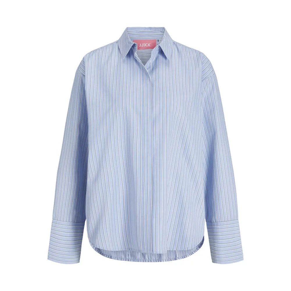 

Рубашка с длинным рукавом Jack & Jones Caro Poplin Relaxed JJXX, синий