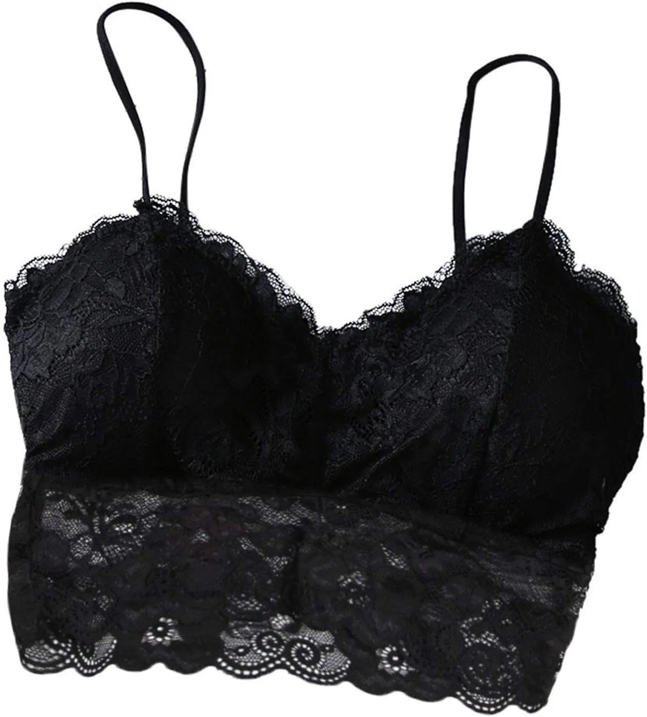 Бюстгальтер кружевной, Everyday Bras, черный