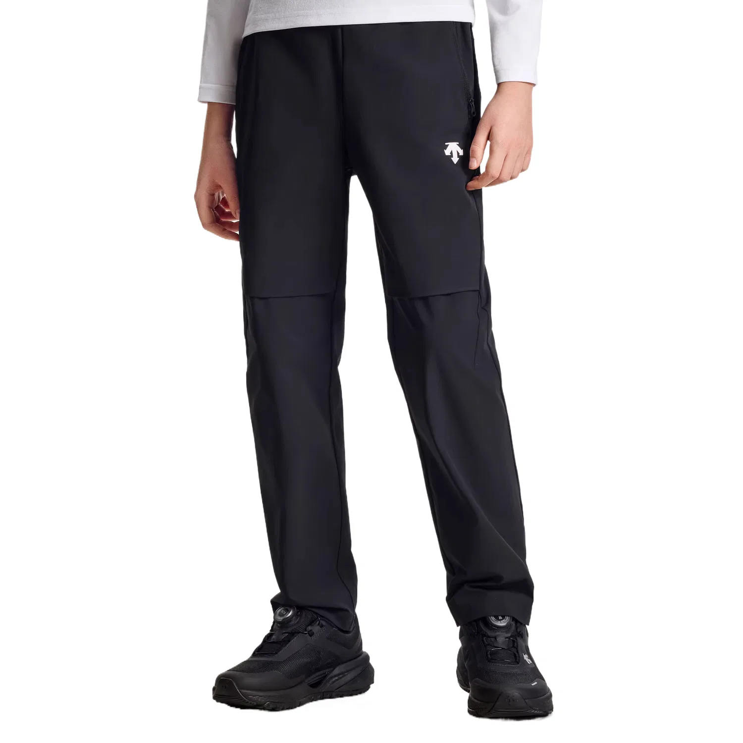 Детские трикотажные спортивные штаны DESCENTE Black