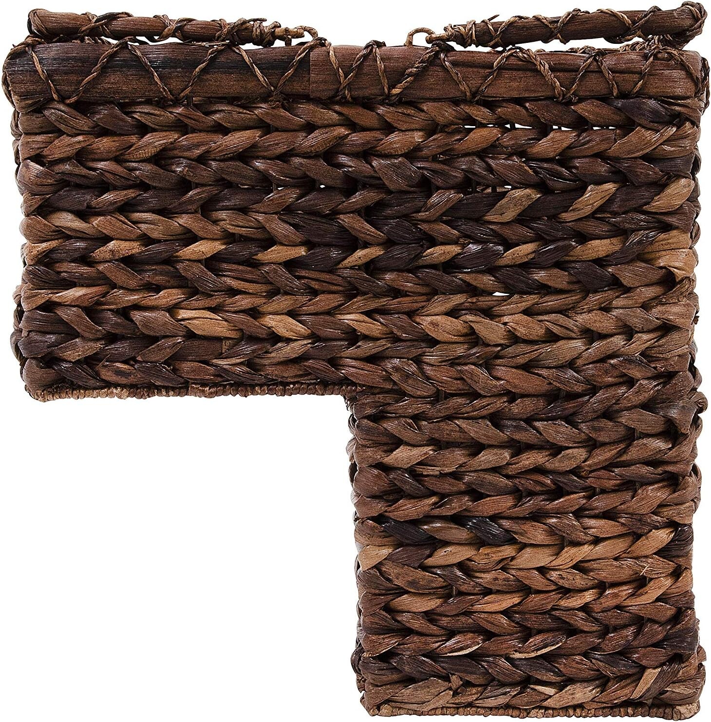 

Creative Co-Op Bac Тканая лестничная корзина Bac Leaf, Brown