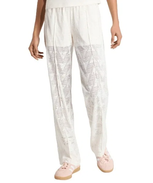 Трек-панты Firebird Classic Lace adidas Originals белые