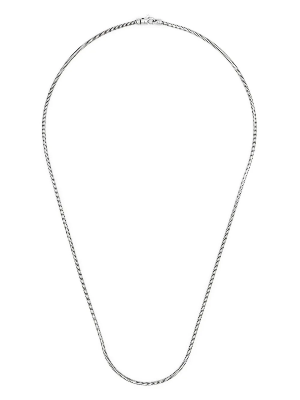 

Серебряное колье Snake Chain Slim Tom Wood, серебяный