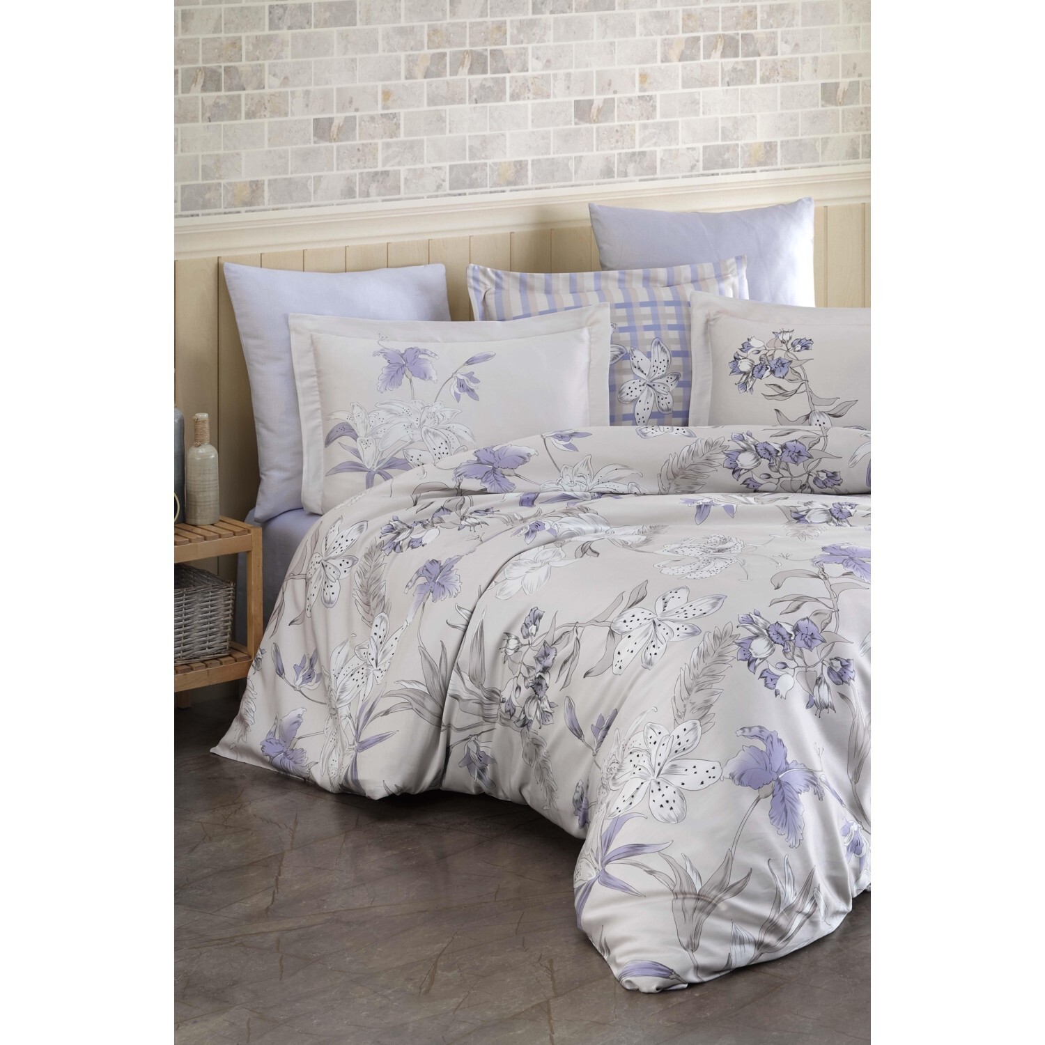 

Комплект постельного белья Varol Laura Home из лиоцелла (двойной) - Essenza